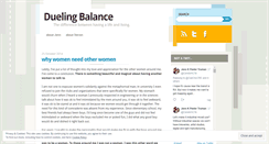 Desktop Screenshot of duelingbalance.com